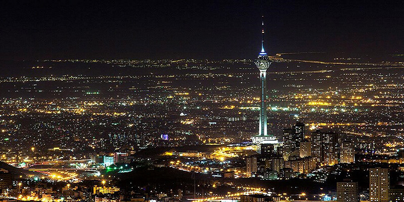 MILAD TOWER city view